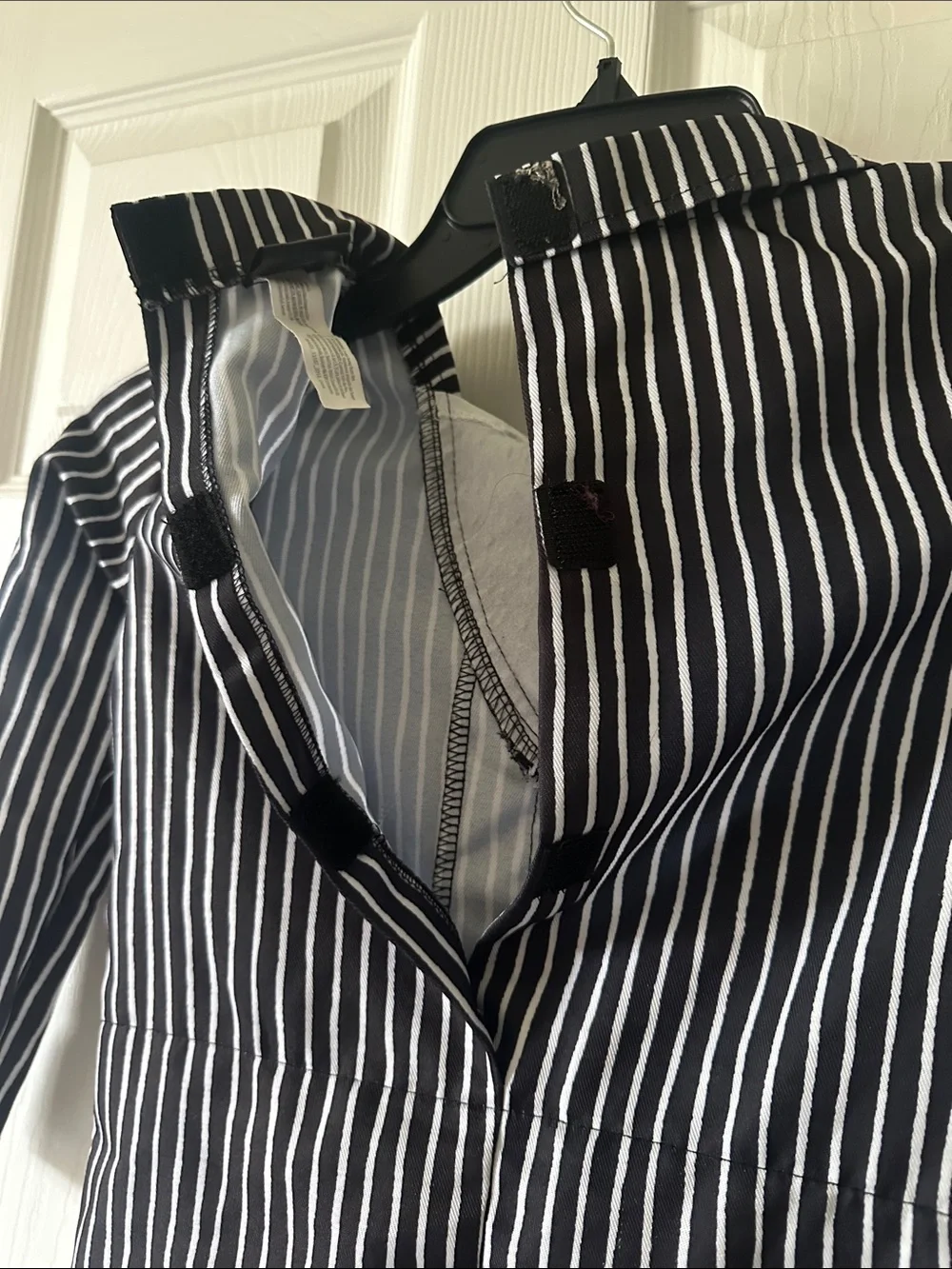 Disney Jack Skellington-Inspired Black & White Pinstripe Costume 5T